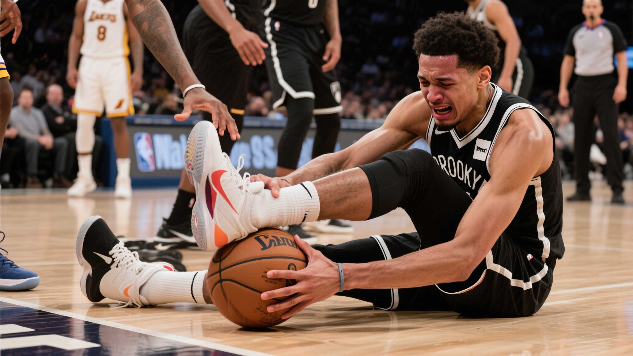 抢篮板需谨慎,这位猛人90度崴脚竟自己掰正,堪称硬汉! 抢篮板需谨慎,这位猛人90度崴脚竟自己掰正,堪称硬汉!